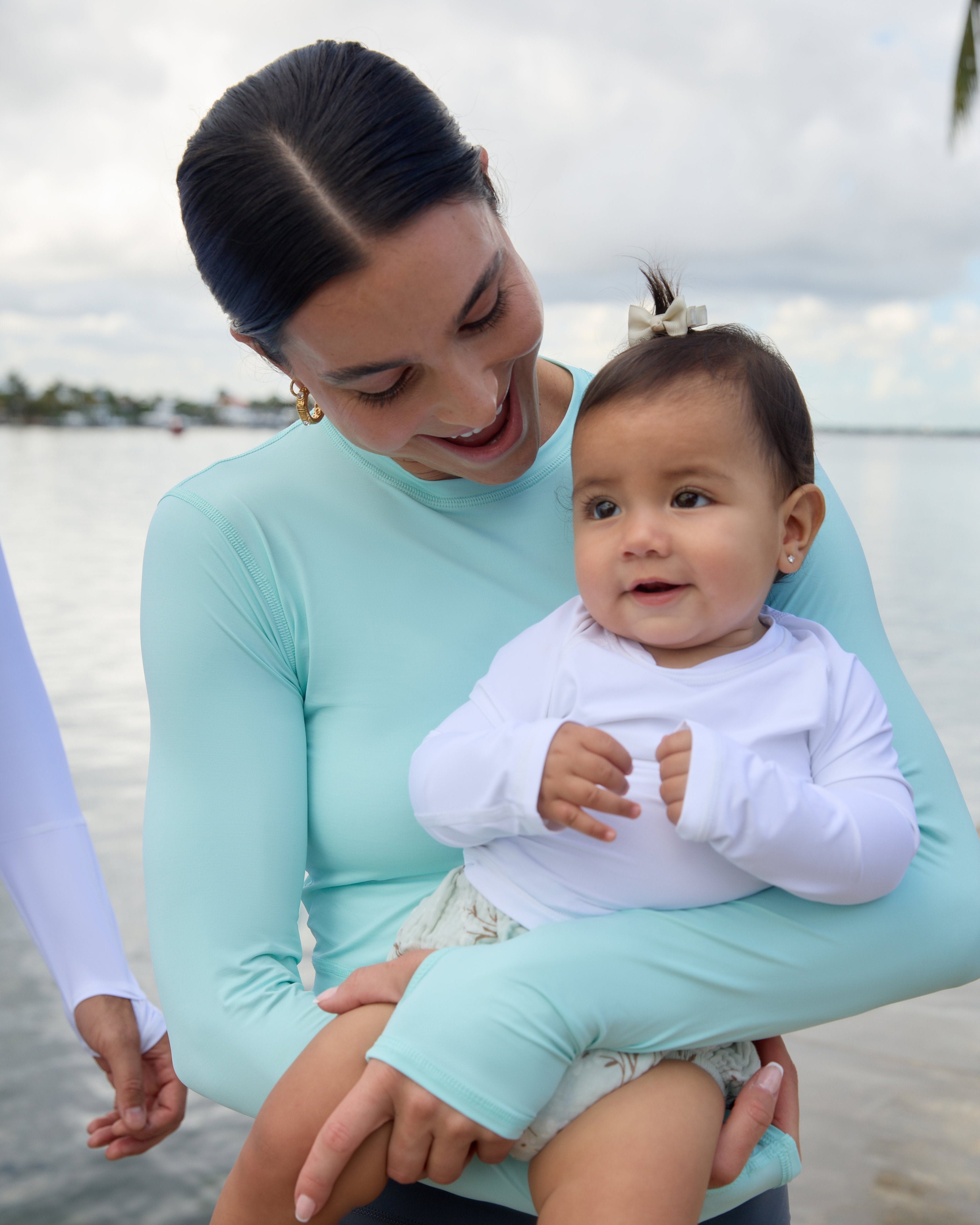  BloqUV BABY'S CREW NECK TOP (1005B) - Mint - Bonton