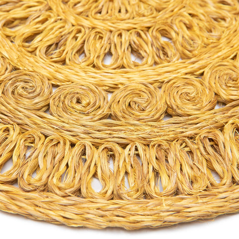 Circolo Abaca Round Placemat - Set of 4