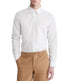  Calvin Klein Long Sleeve Solid Stretch Slim Woven Shirt White - White - Bonton