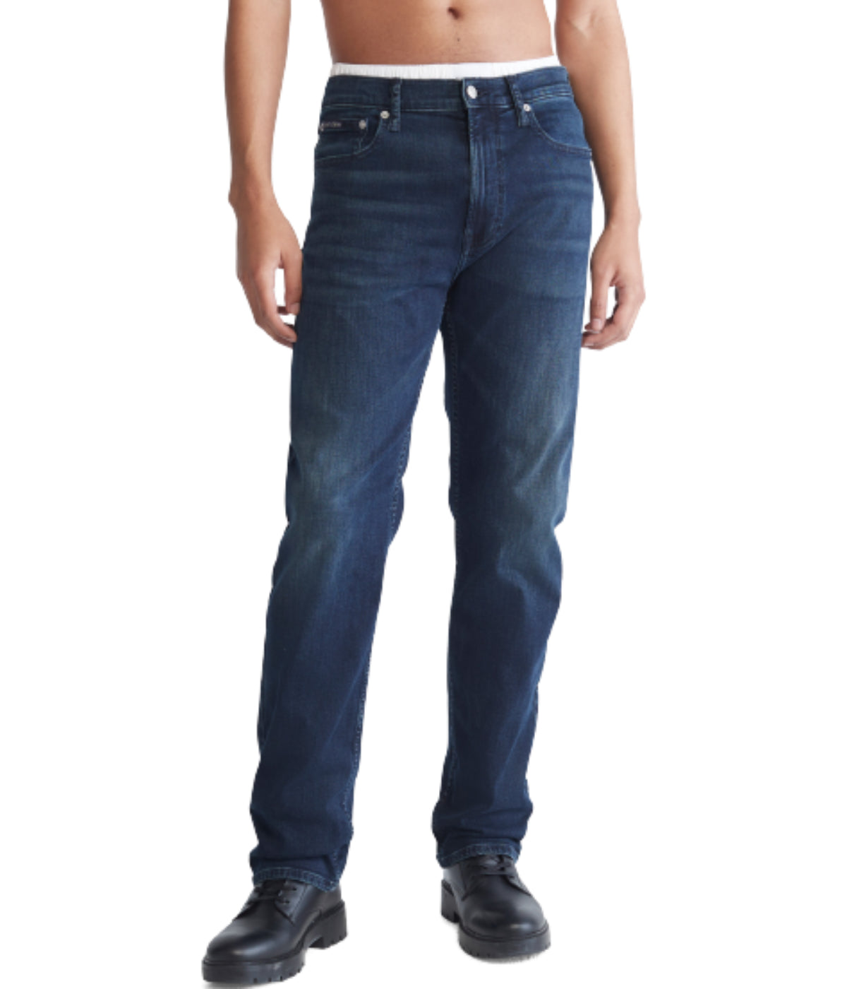  Calvin Klein Standard Straight 32 Blue - Blue - Bonton