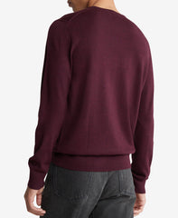 Long Sleeve Solid Extrafine Merino Crew 14Gg Red