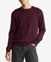 Long Sleeve Solid Extrafine Merino Crew 14Gg Red