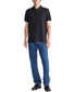  Calvin Klein Ss Tech Zip Polo Black - Black - Bonton