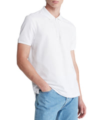 Ss Tech Zip Polo White