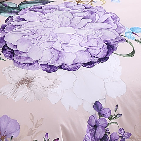 Bebejan Bright Bouquet 5 Piece Reversible Comforter Set