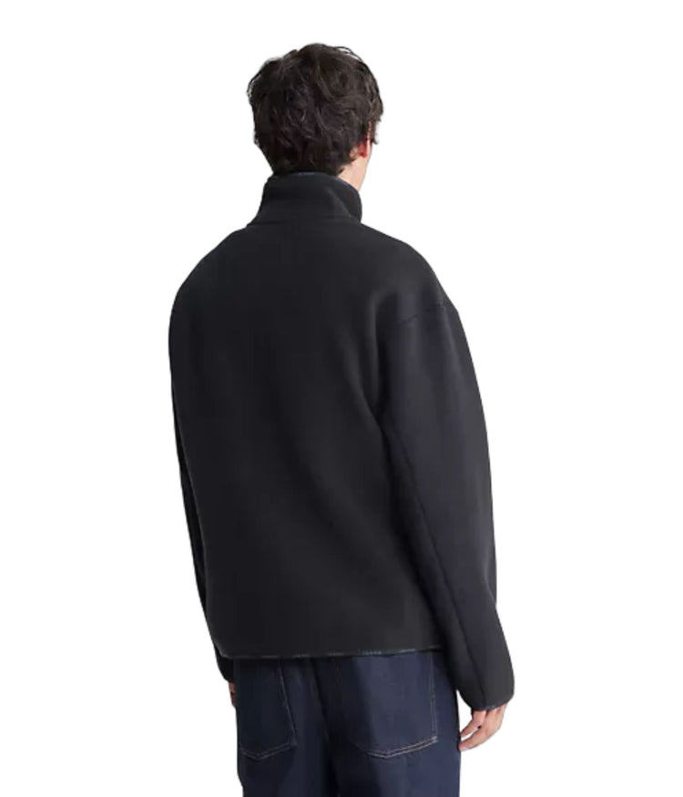Long Sleeve Polar Fleece Fz Jacket Black