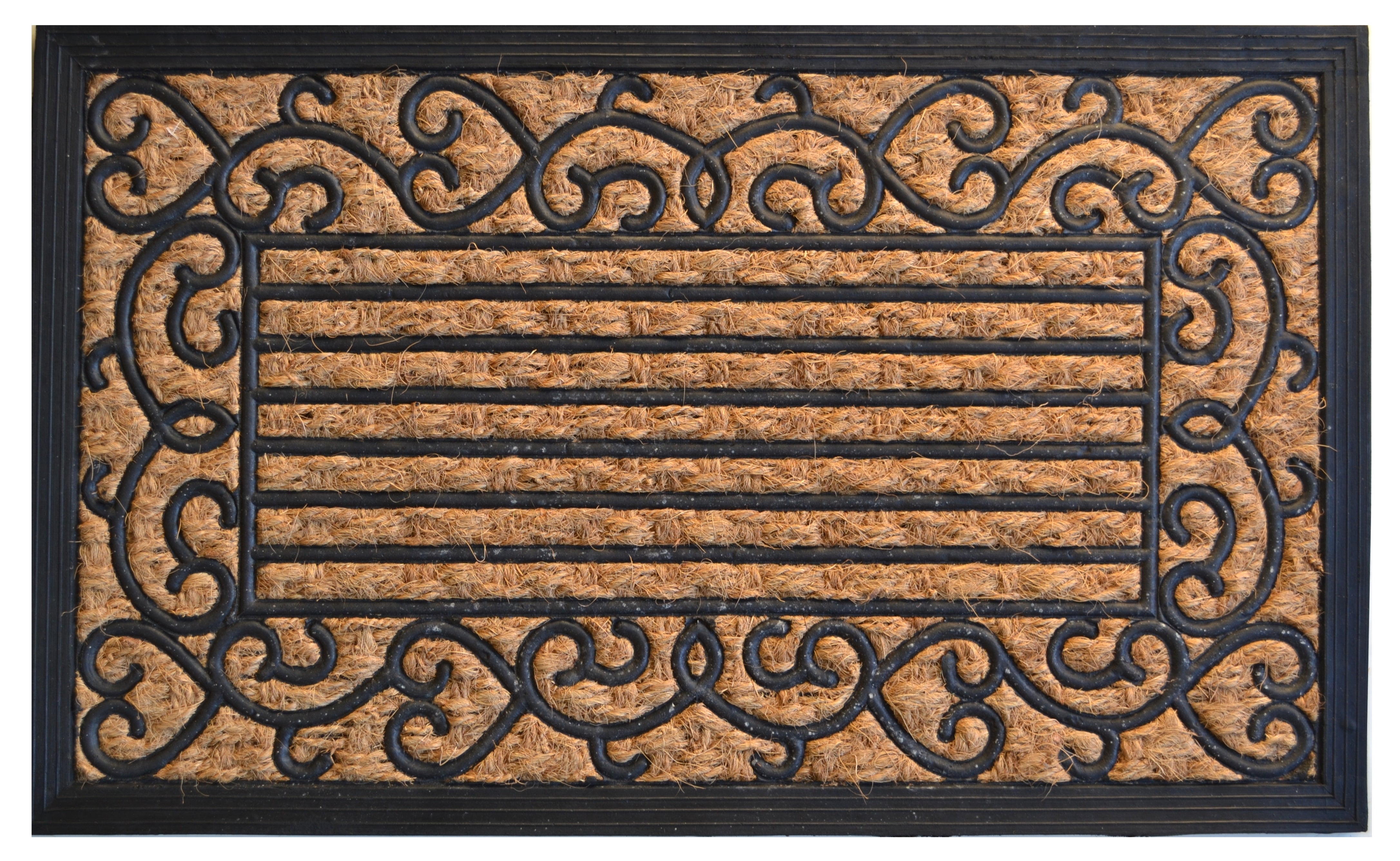  Imports Decor Vine Border Doormat - N/A - Bonton