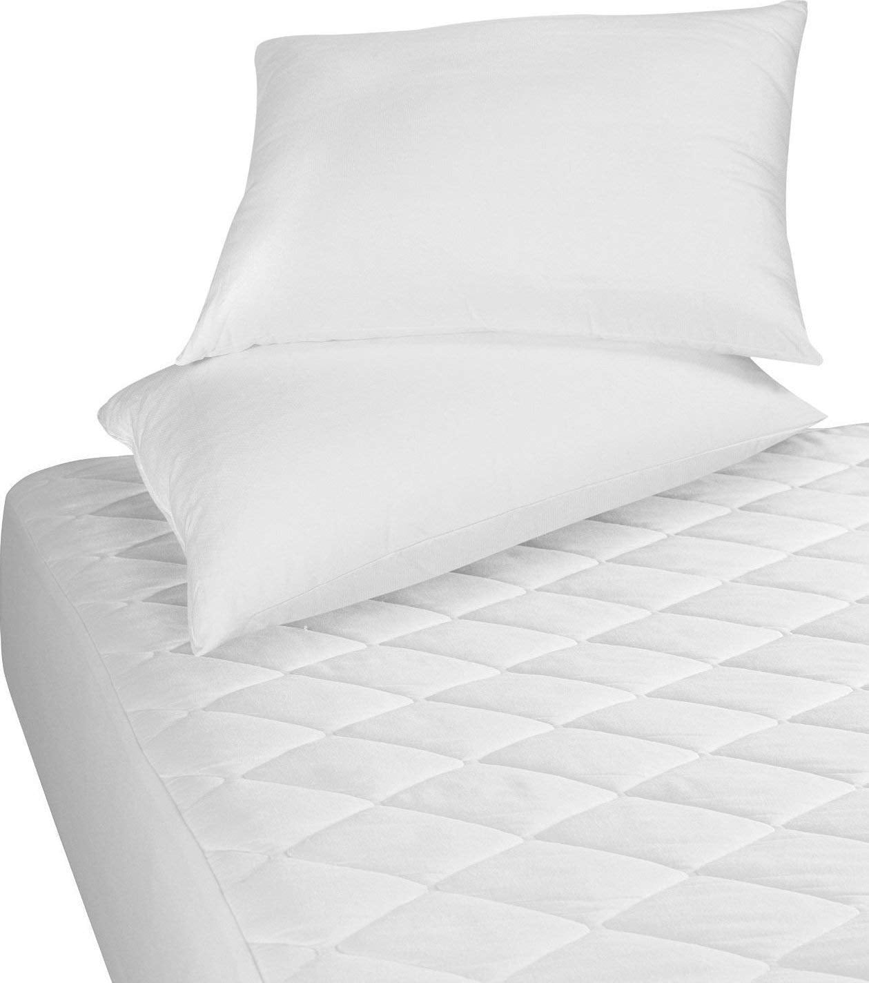  Beauty Sleep Beauty Sleep Quilted Hypoallergenic Mattress Pad - King - Bonton