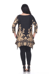 Plus Size Yanette Tunic Top