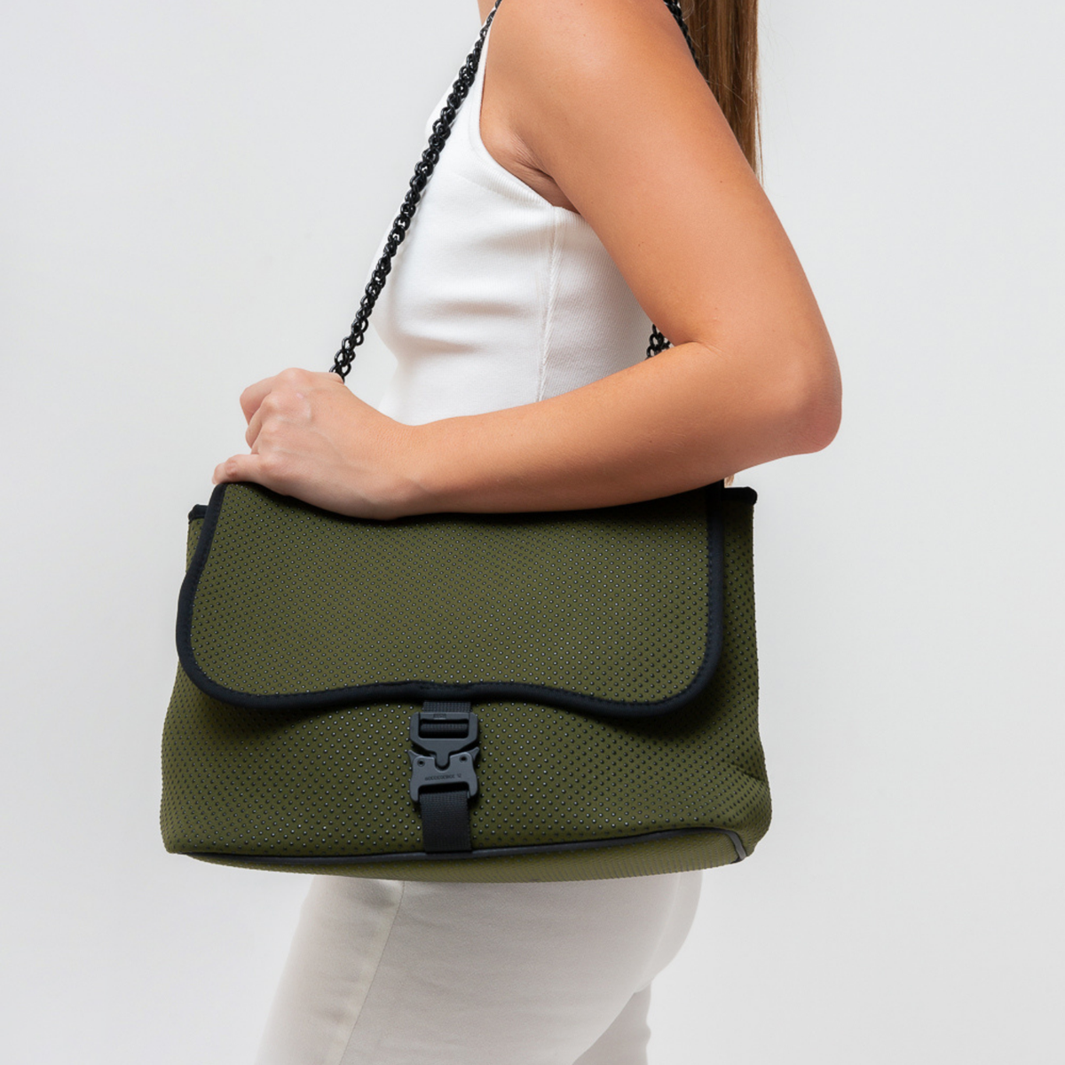  Pop Ups Brand Pouch + Flap Crossbody - Safari Green - Default Title - Bonton