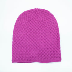 SLOUCHY HAT in BASKET WEAVE STITCH