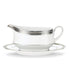  Noritake Crestwood Gravy with Tray - Platinum - Bonton