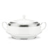  Noritake Crestwood Covered Vegetable Bowl - Platinum - Bonton