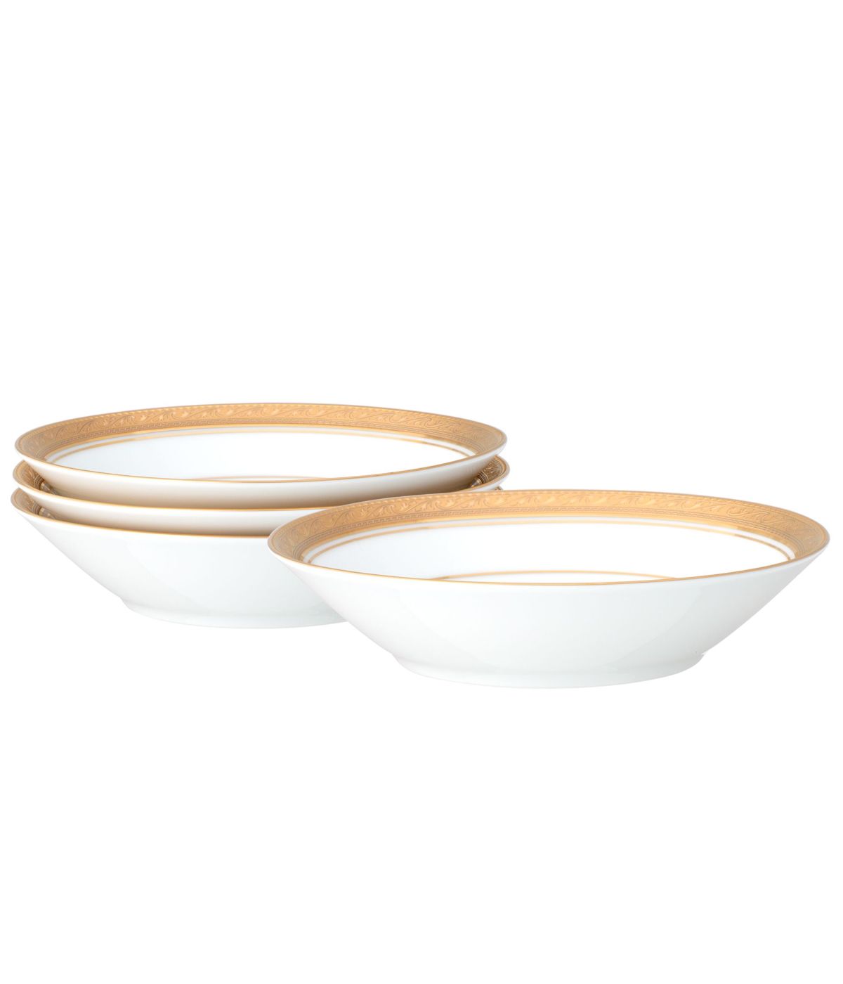  Noritake Crestwood Set of 4 Fruit Bowls - Gold - Bonton