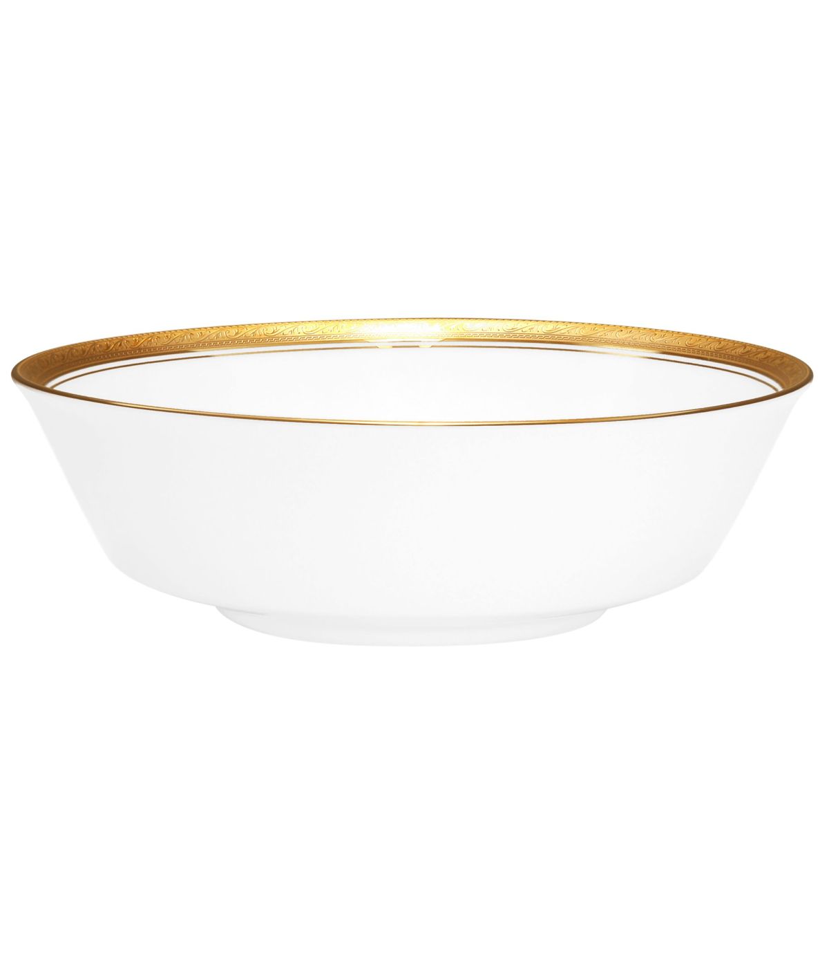  Noritake Crestwood Round Vegetable Bowl - Gold - Bonton