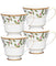 Holly & Berry Gold Set of 4 Cups