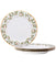 Holly & Berry Gold Set of 4 Dinner Plates