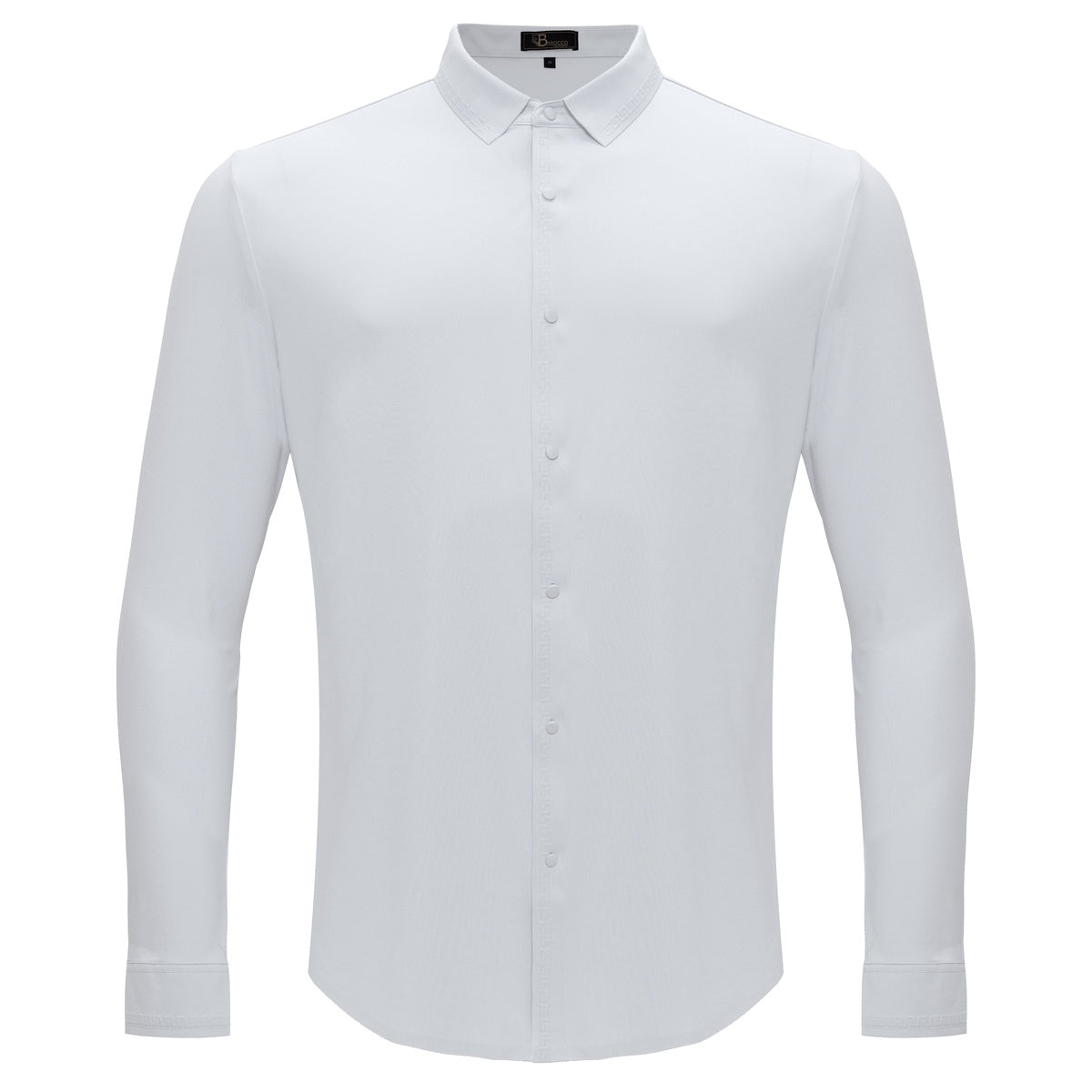  Barocco Olympic Victory Button-Up Shirt WHITE - WHITE - Bonton