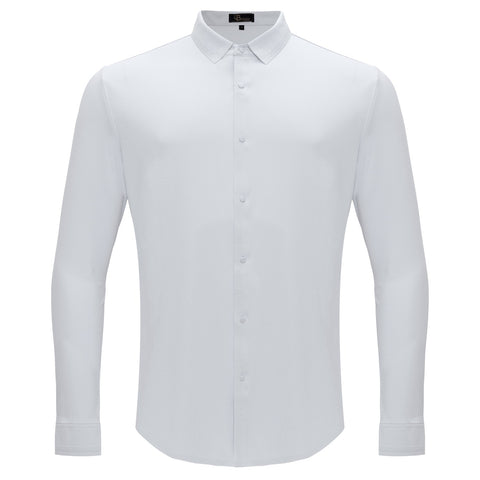 Olympic Victory Button-Up Shirt WHITE