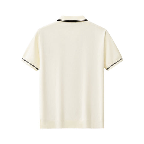 Urban Pulse Zip Polo IVORY