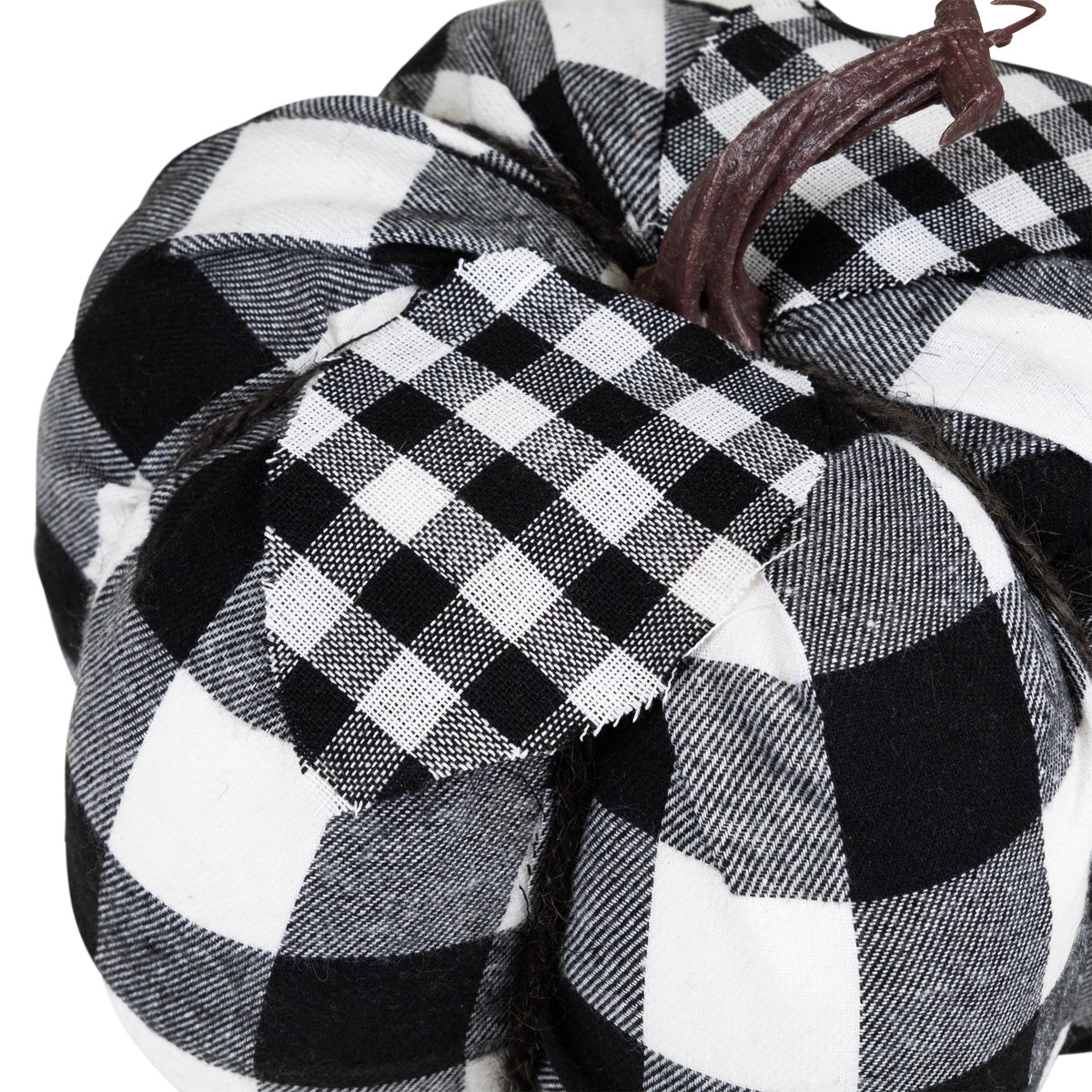  Northlight Buffalo Plaid Fall Harvest Pumpkin - 7