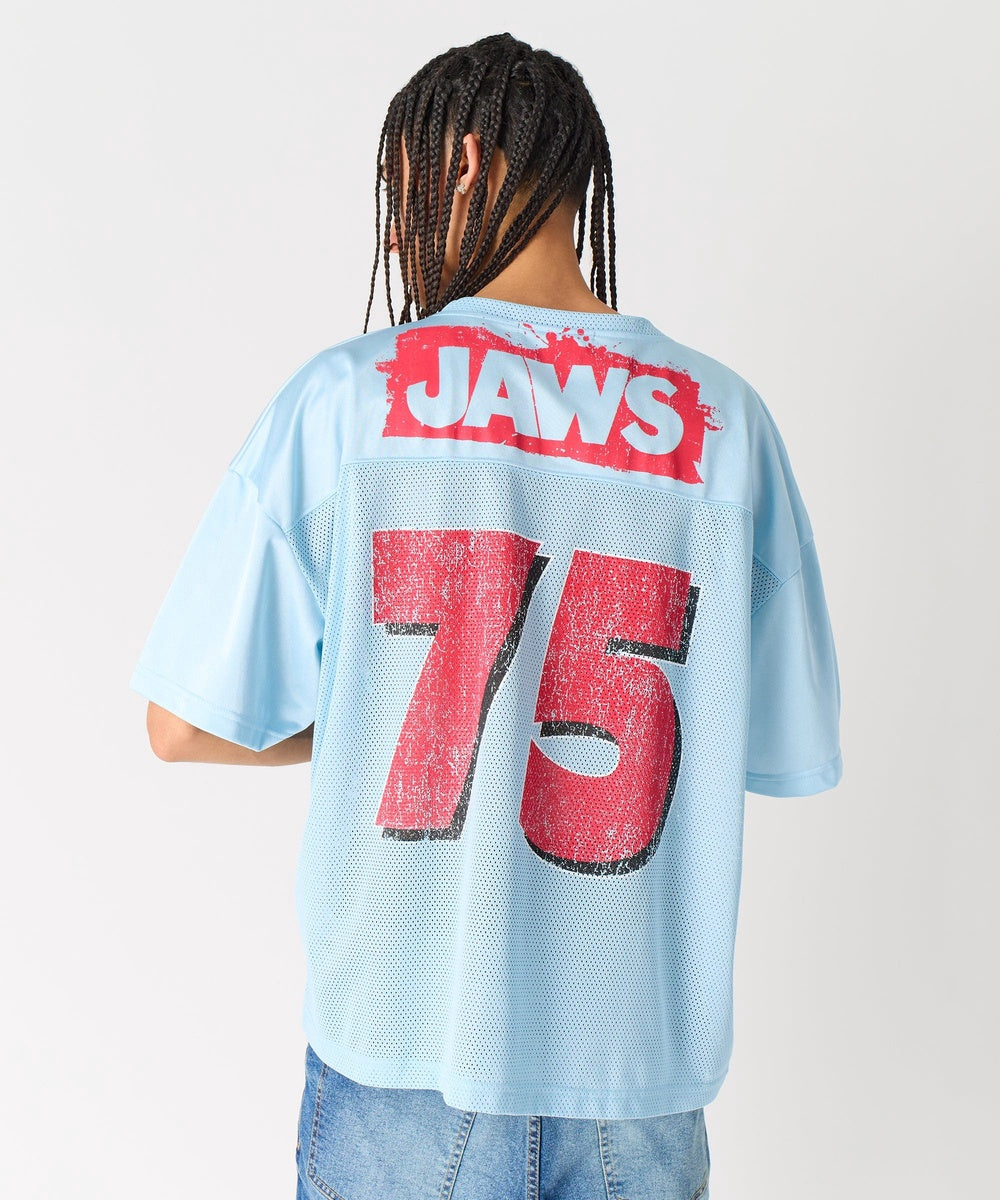  Reason Clothing Jaws Football Jersey - Light Blue - LIGHT BLUE - Bonton
