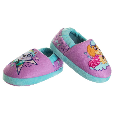Nickelodeon Paw Patrol Everest and Skye Girls Dual Sizes Slippers