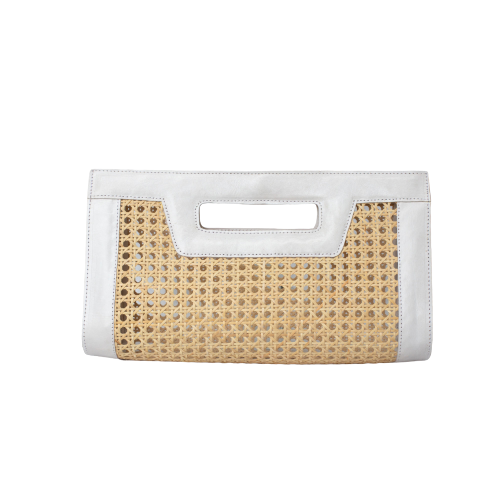  Jelavu Jelavu Venice Long - Cane Leather Clutch - Black - Bonton