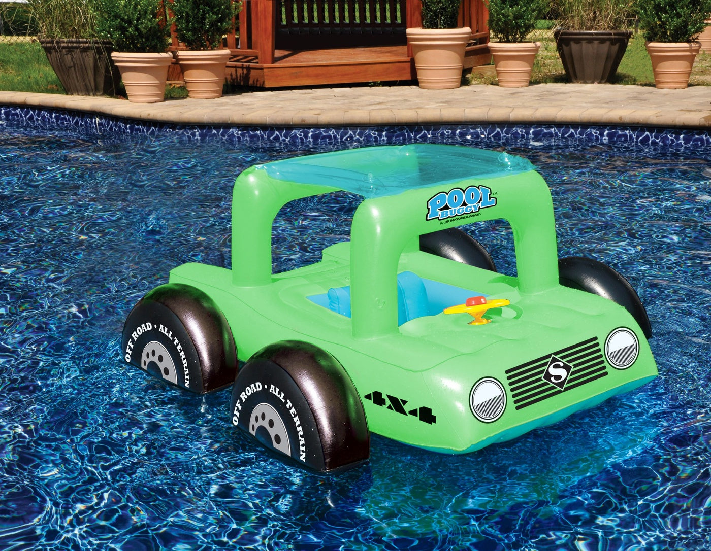  Swim Central Swimming Pool All Terrain Vehicle Float for Children - 41
