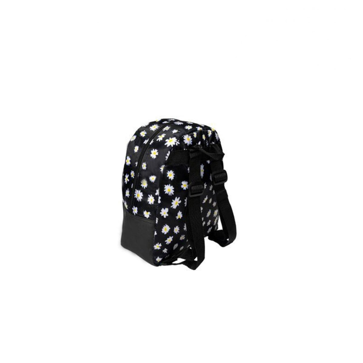  Kathy Ireland Kathy Ireland Daisy Mini Backpack Lunch Tote - Black Yellow & White Daisies - Bonton