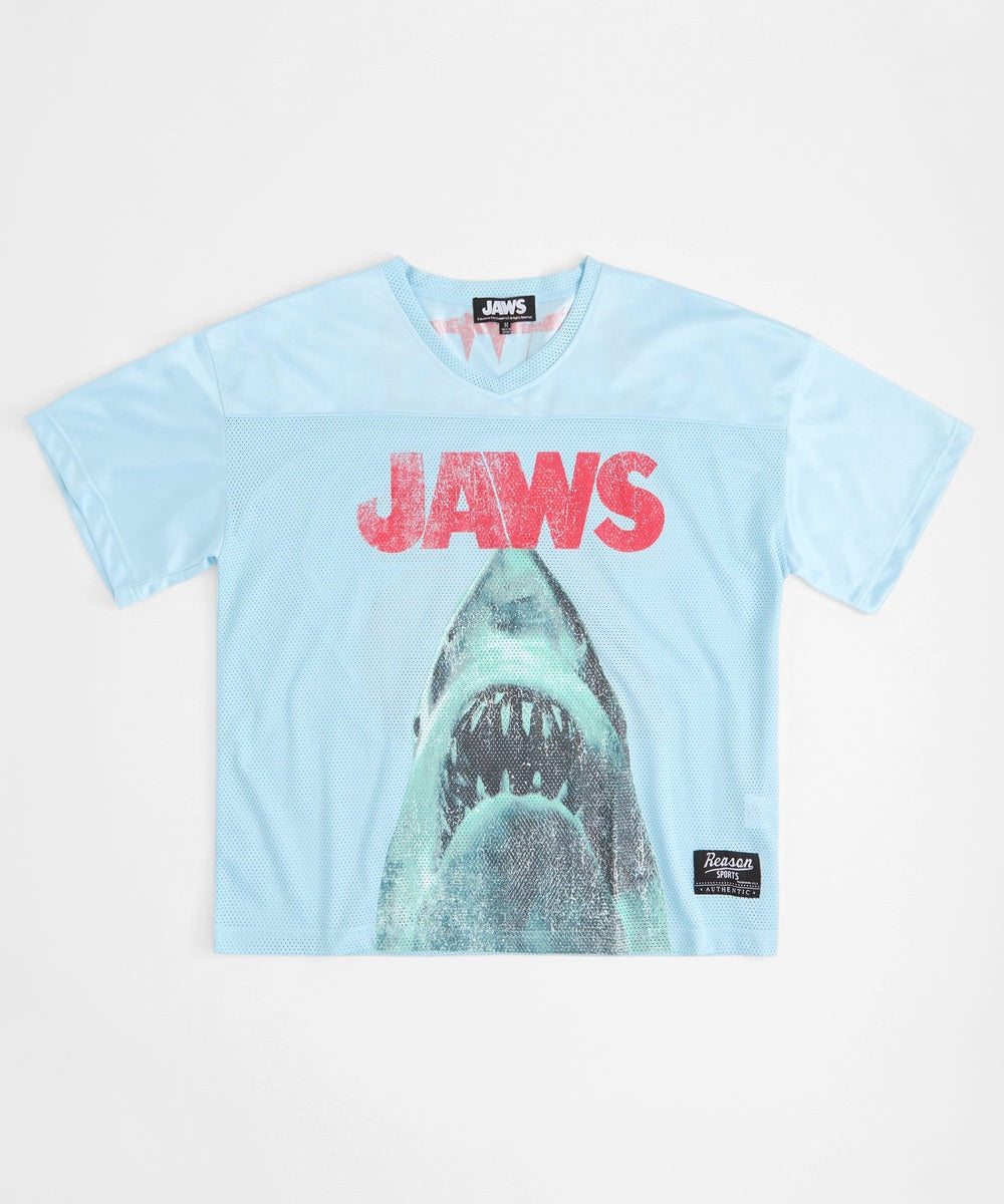  Reason Clothing Jaws Football Jersey - Light Blue - LIGHT BLUE - Bonton