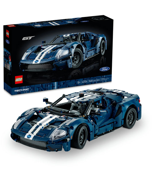 LEGO Technic 2022 Ford GT 42154 Building Kit for Adults (1,466 Pieces)