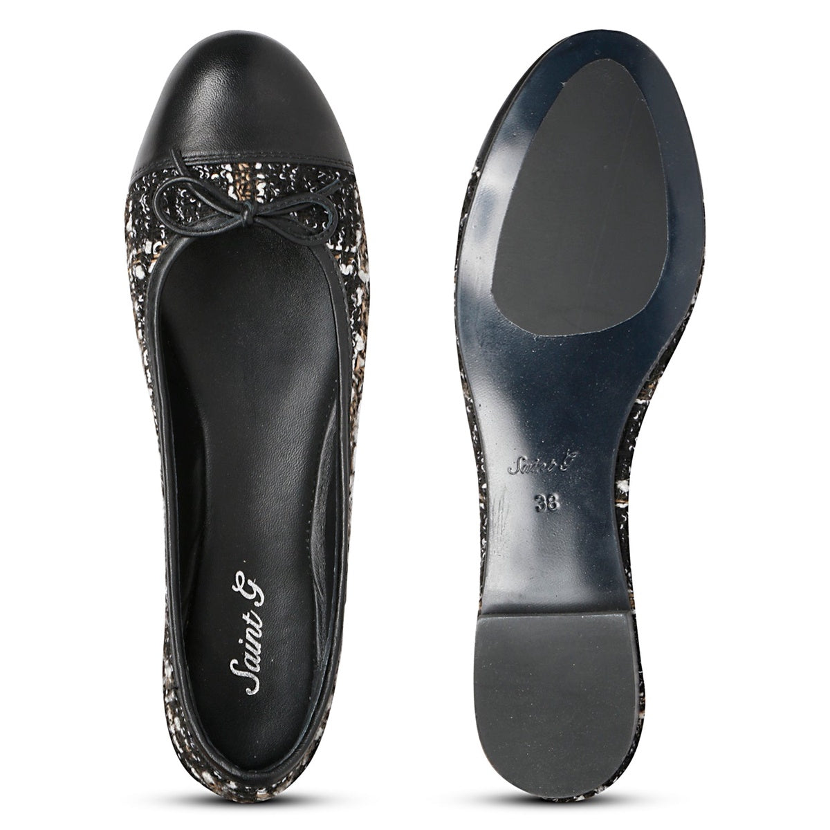  Saint G Saint G Zinnia - Flat Ballerinas - Black - Bonton