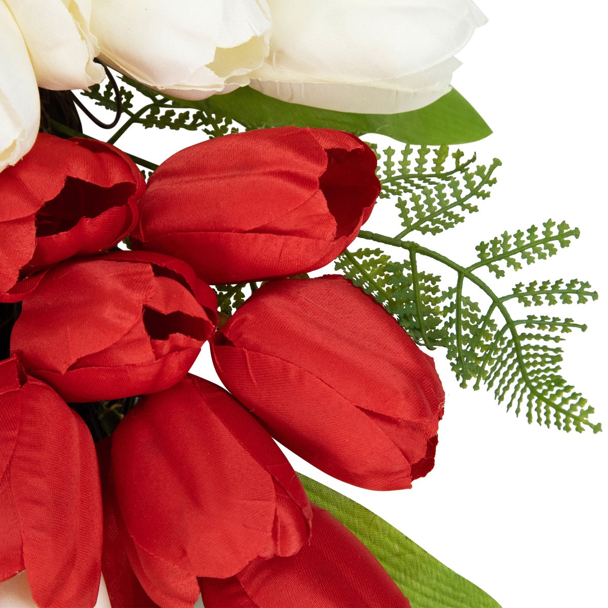  Northlight Tulip Patriotic Wreath With Star Bow - 24
