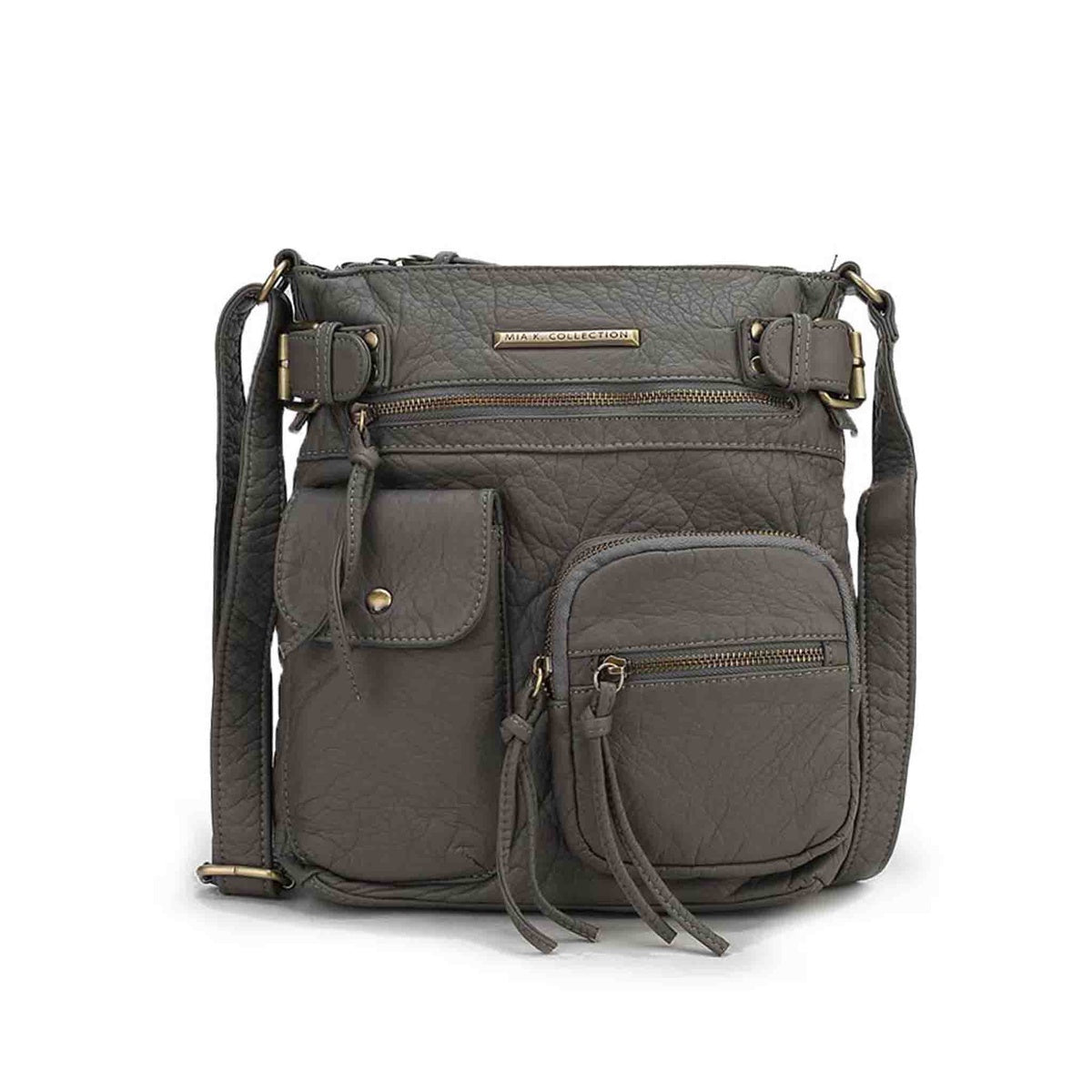  MKF Collection Vintage Stiella Crossbody Bag - Black - Bonton