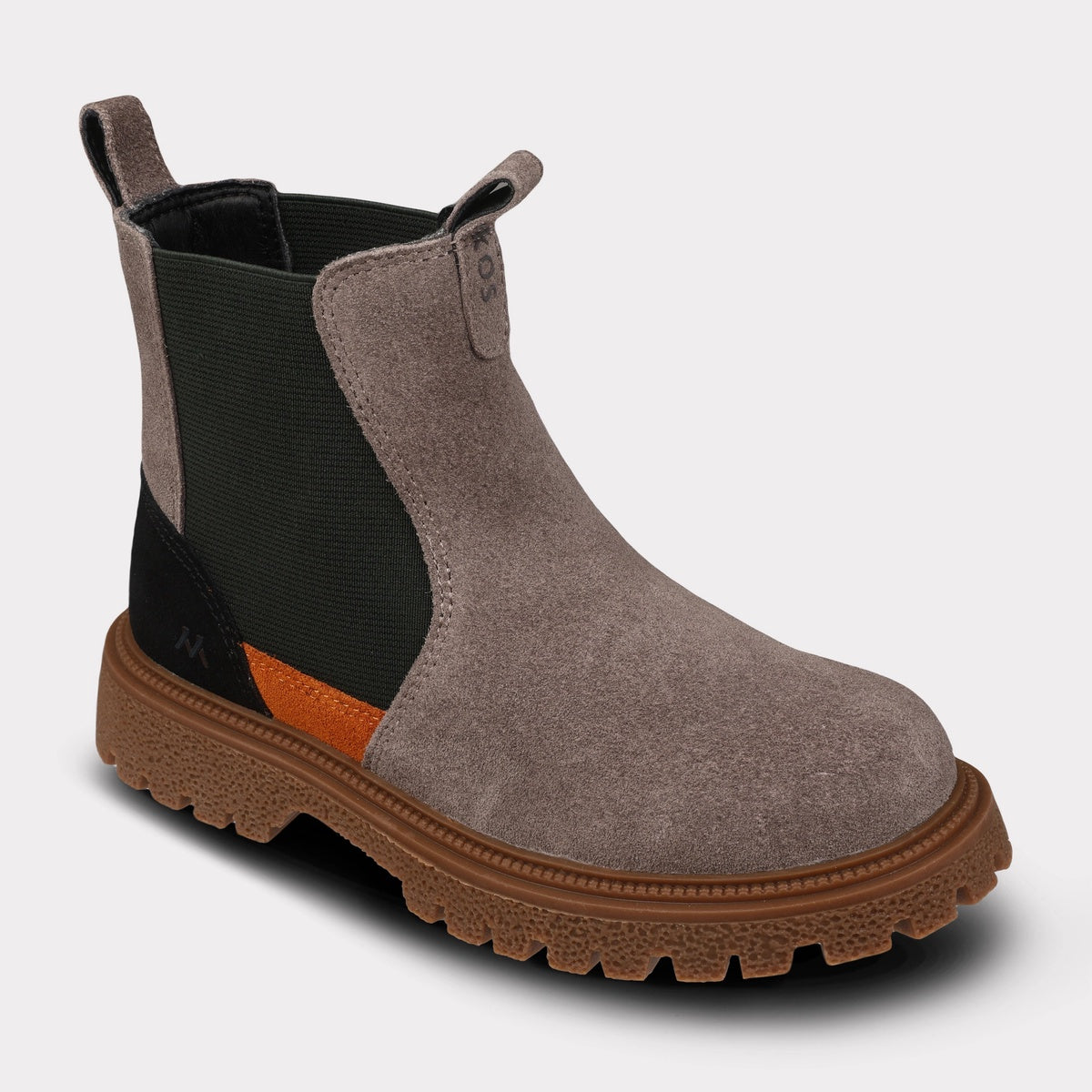  Mykos Marcus Youth Pull-on Chelsea Boot - Smoke/Dark Green - Bonton