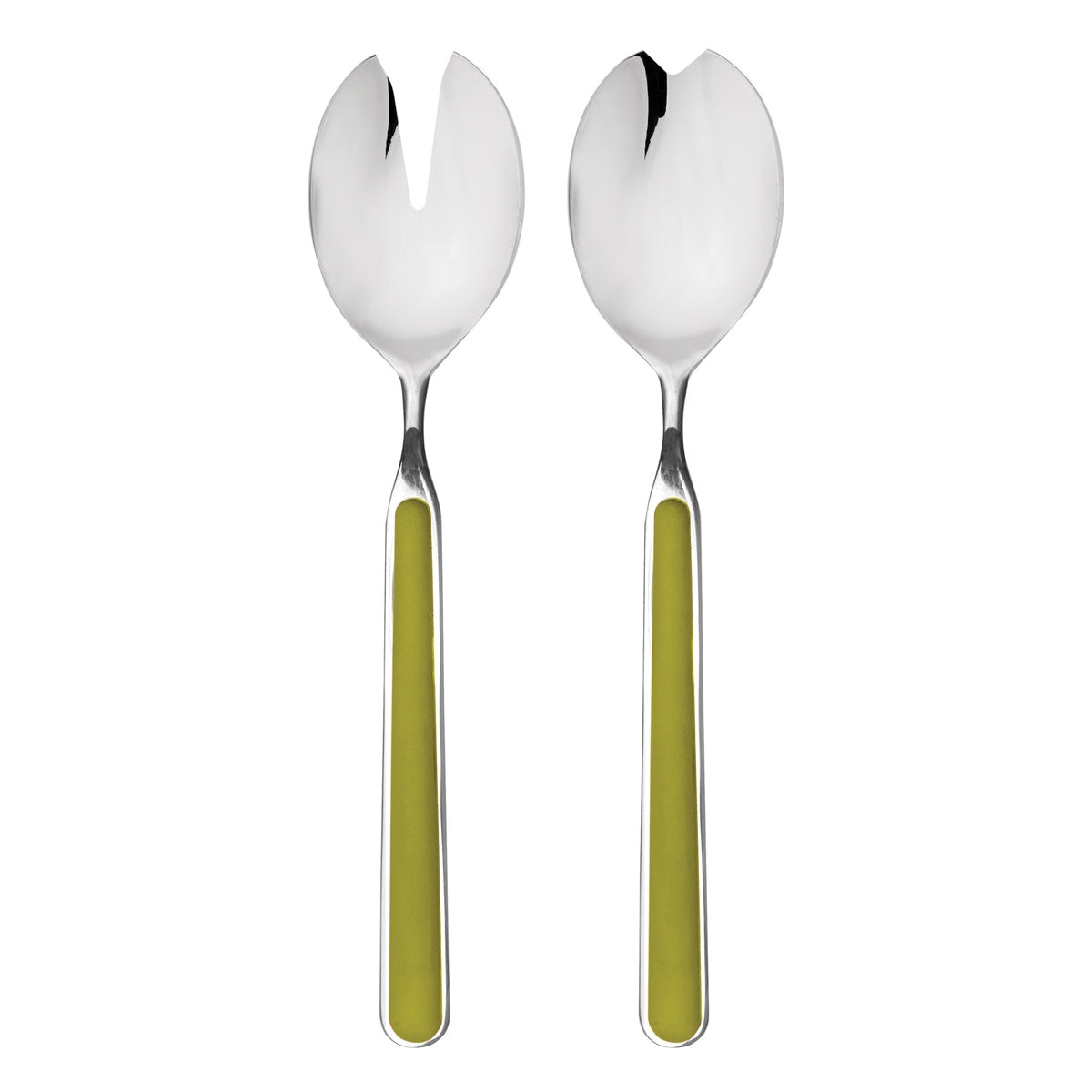  Mepra Fantasia Salad Serving Set - Olive-Green - Bonton