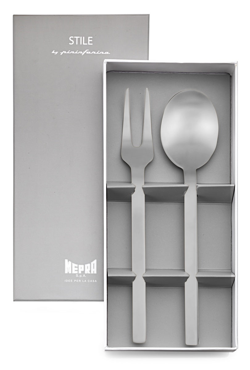  Mepra Stile by Pininarina Serving Set - Ice Silver - Bonton