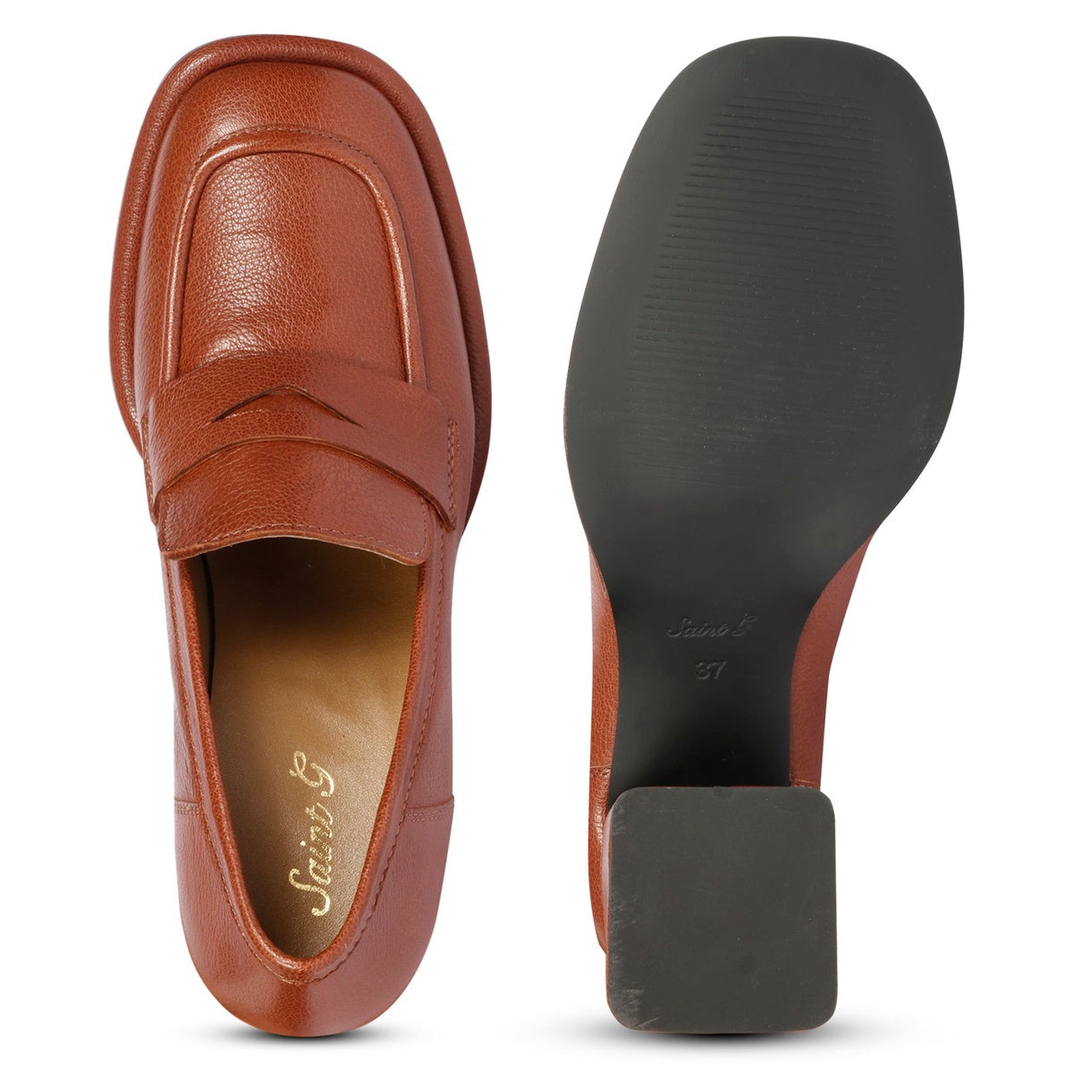  Saint G Saint G Viviana - Heel Loafers - CUOIO - Bonton