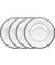 Regina Platinum Set of 4 Saucers