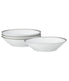  Noritake Regina Platinum Set of 4 Fruit Bowls - White - Bonton