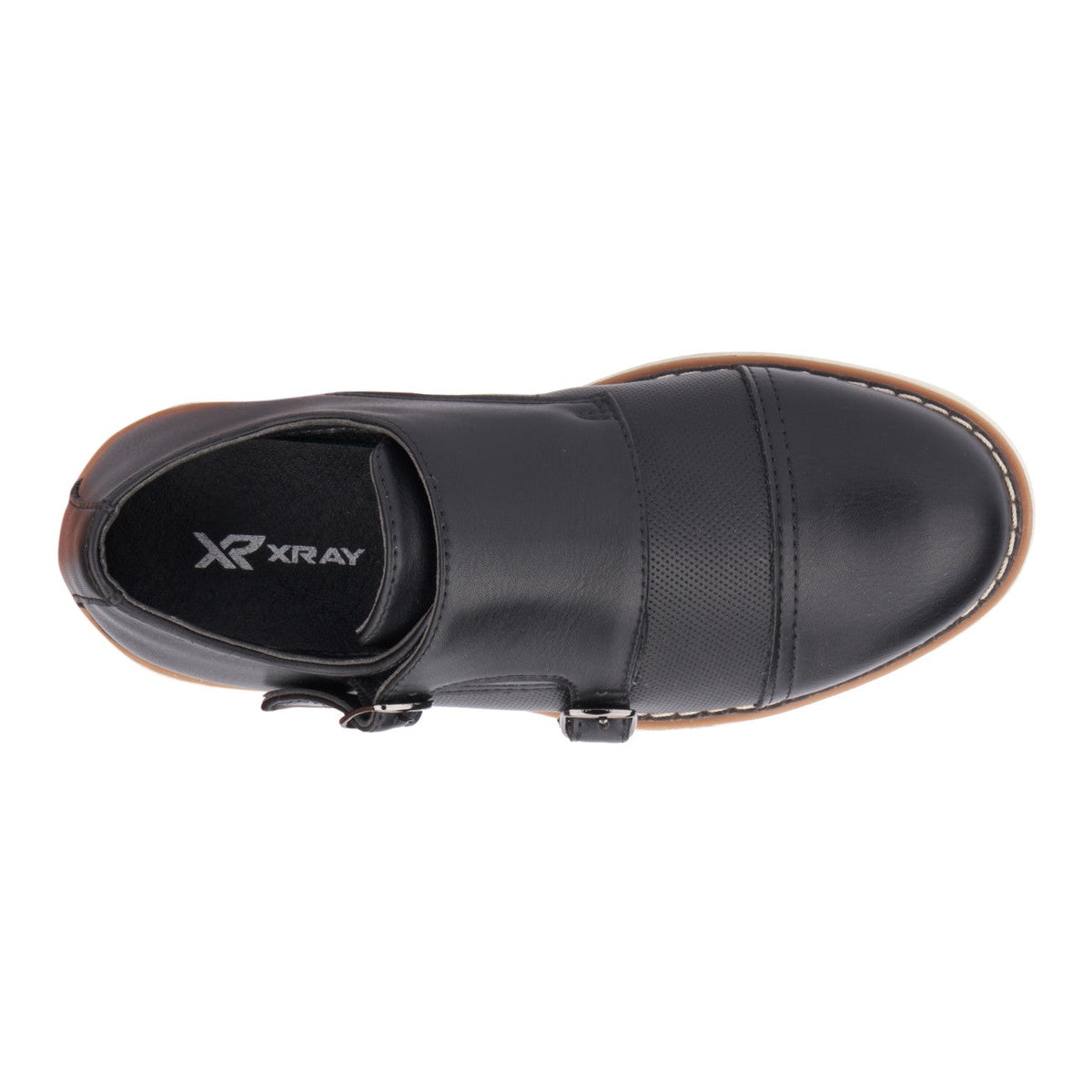  Xray Footwear Xray Footwear Boy's Michael Dress Casual Monk Straps - BLACK - Bonton