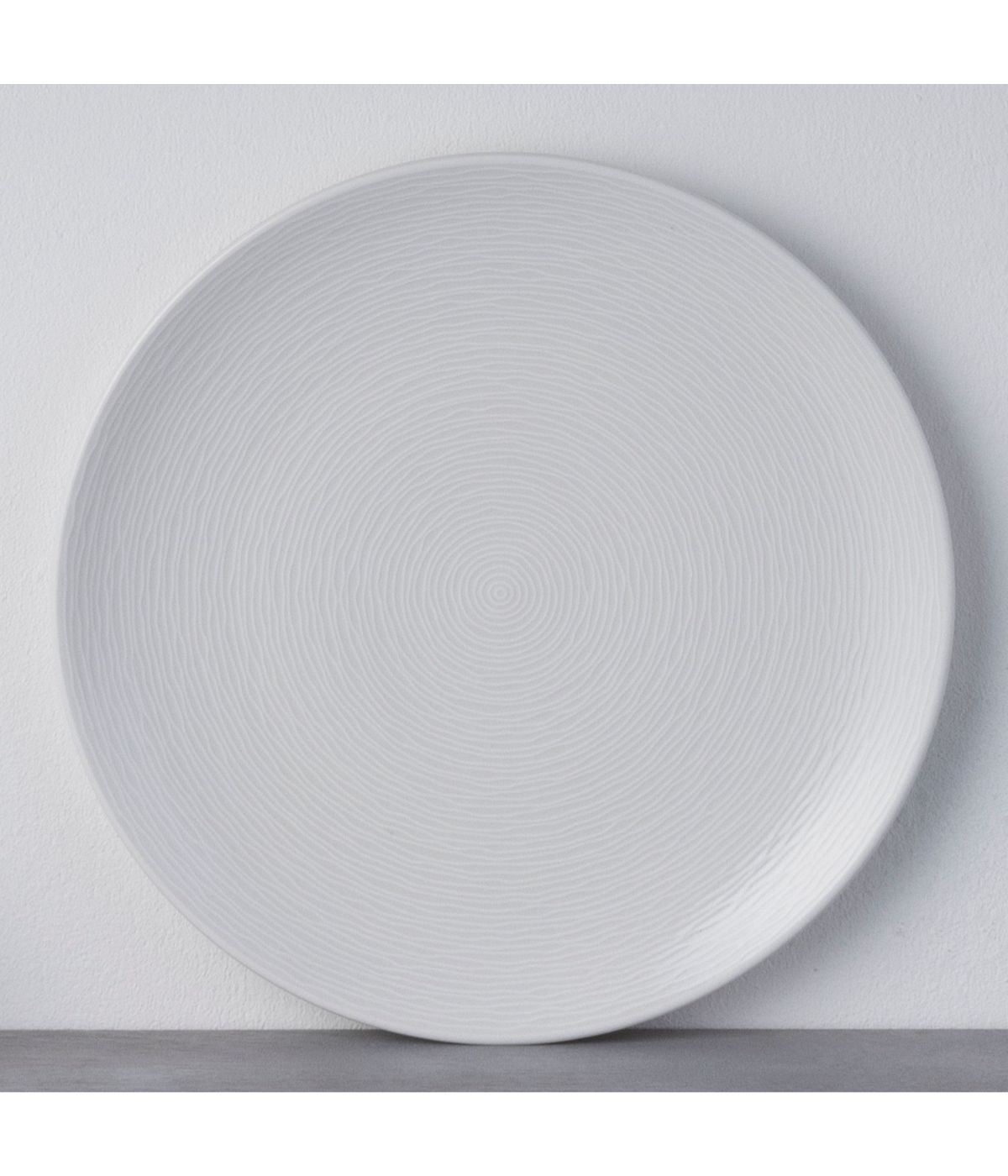  Noritake Colorscapes Swirl Round Platter - White - Bonton