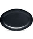  Noritake Colorscapes Swirl Oval Platter - Black - Bonton