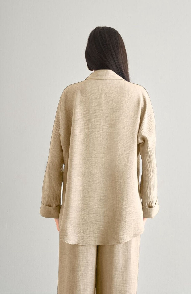  Mizalle Mizalle Tunic - Beige - Bonton