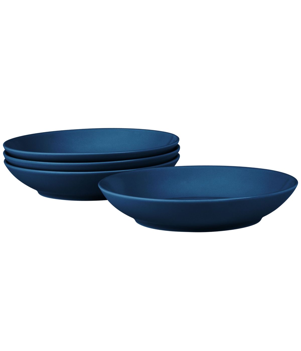  Noritake Colorscapes Swirl Set of 4 Pasta Bowls - Navy - Bonton