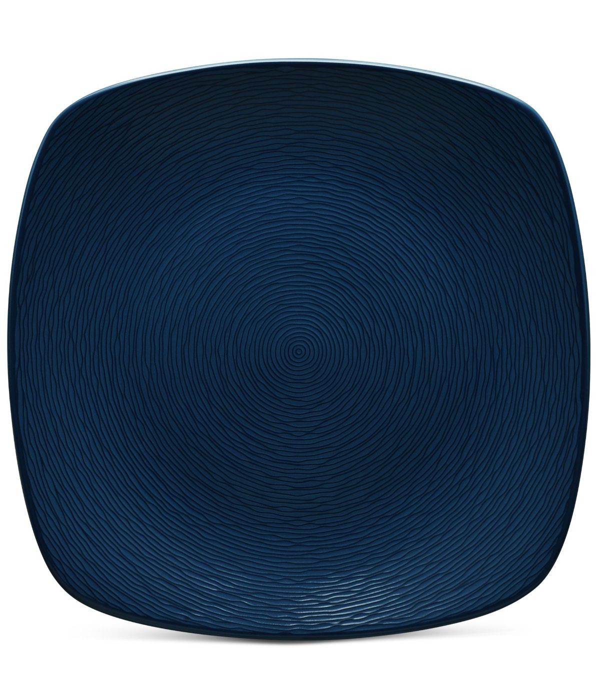  Noritake Colorscapes Swirl Square Platter - Navy - Bonton