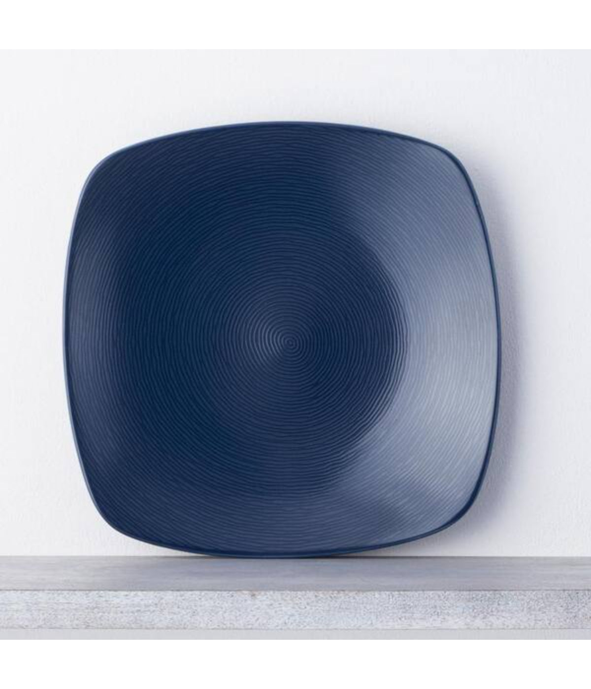  Noritake Colorscapes Swirl Square Platter - Navy - Bonton