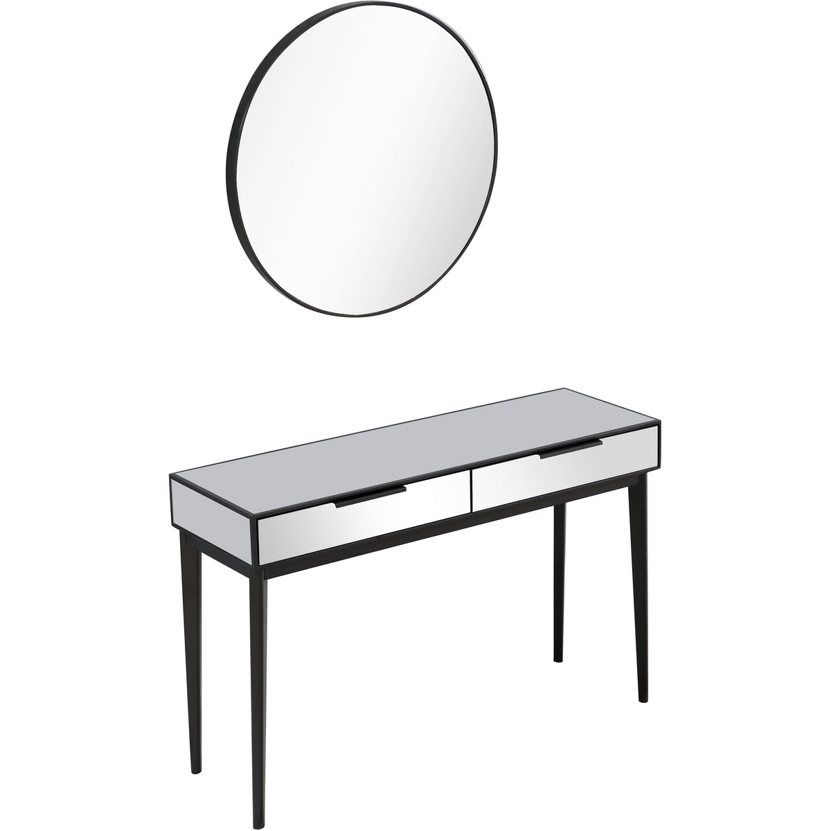  Renata Wall Mirror and Console - Mirror - Bonton