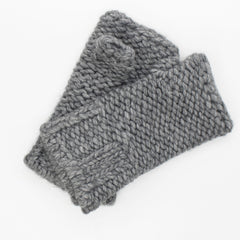 CHUNKY FINGERLESS GLOVES